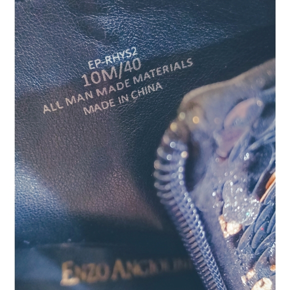 Enzo Angiolini Gold& black sequin booties  Size 10M - Picture 7 of 7